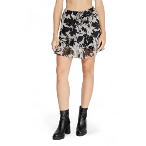 Jacqueline De Yong Tiered Ruffle Mini Skirt ModelNull Women Black
