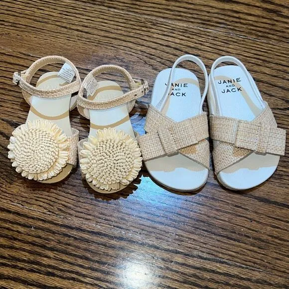 JANIE &amp; JACK SANDALS BUNDLE 4C