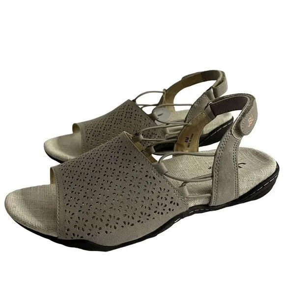 JBU BY JAMBU Women's Sandals Size 8M Pixie Vegan Light Taupe/Peach Brand‎ New