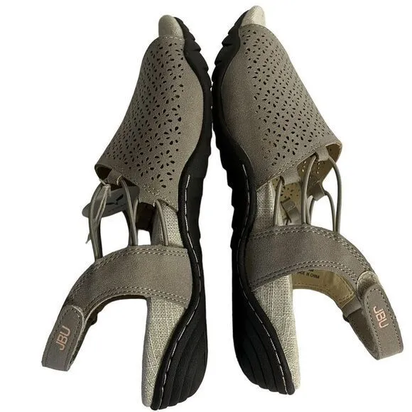 JBU BY JAMBU Women's Sandals Size 8M Pixie Vegan Light Taupe/Peach Brand‎ New
