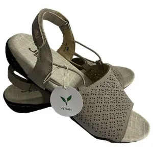 JBU BY JAMBU Women's Sandals Size 8M Pixie Vegan Light Taupe/Peach Brand‎ New