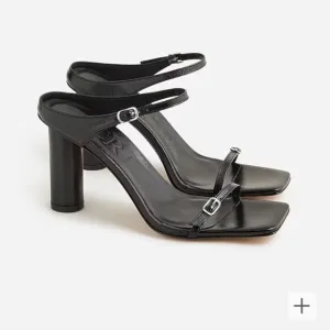 J.Crew Rounded-heel sandals in leather