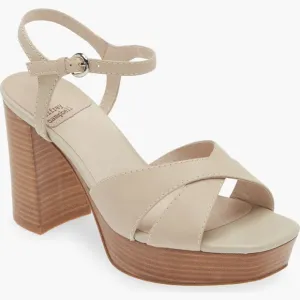 Jeffrey Campbell Beige Platform Sandals 10M