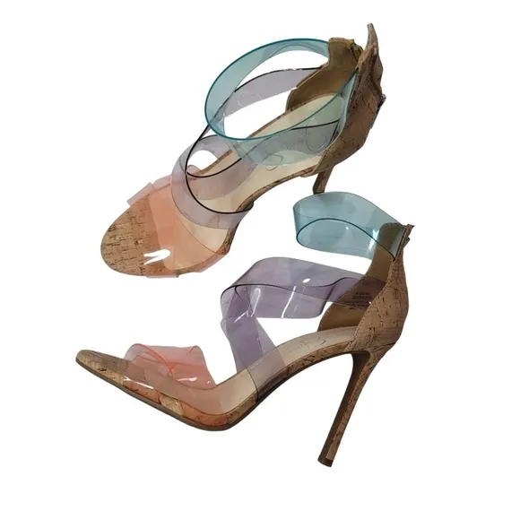 Jessica Simpson Jullry Multicolored Heels Size 8.5 M