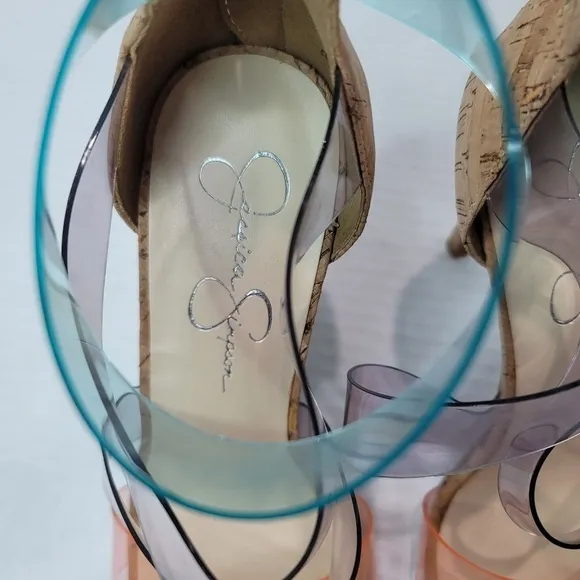 Jessica Simpson Jullry Multicolored Heels Size 8.5 M