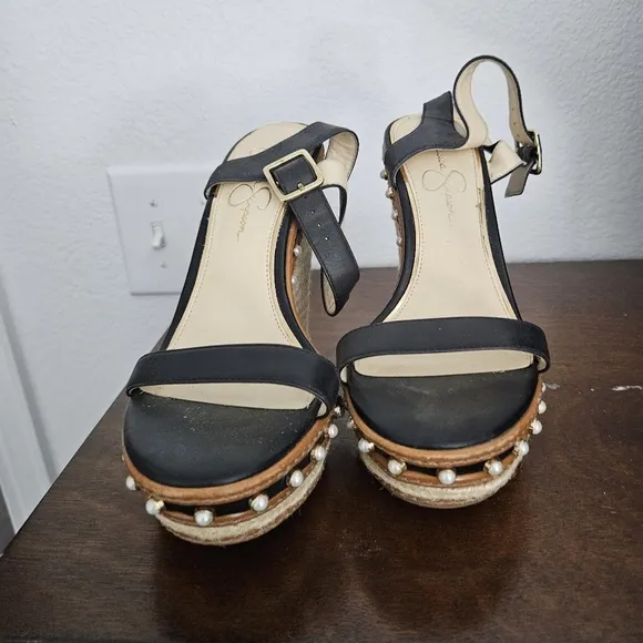 Jessica Simpson Pearl Platform Sandals