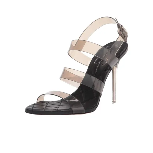 JESSICA SIMPSON Waive Transparent Slingback Sandals