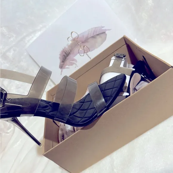 JESSICA SIMPSON Waive Transparent Slingback Sandals