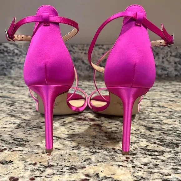 Jewel Badgley Mischka Satin Heels