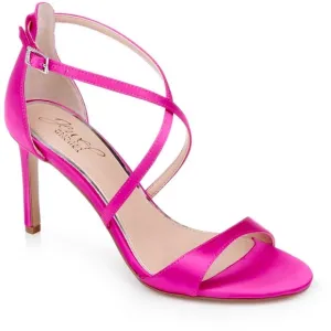 Jewel Badgley Mischka Satin Heels
