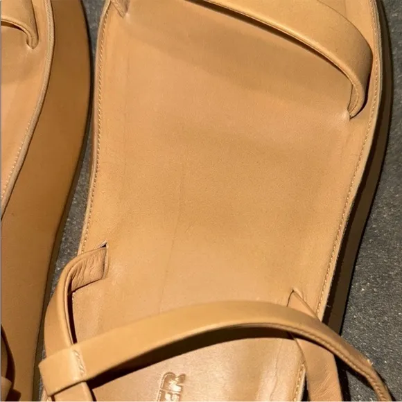 Jil Sander Leather Vachetta Sandals