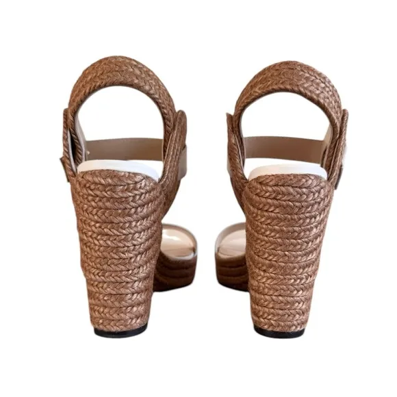 Jimmy Choo Delphi 100 Espadrille Wedge Sandals
