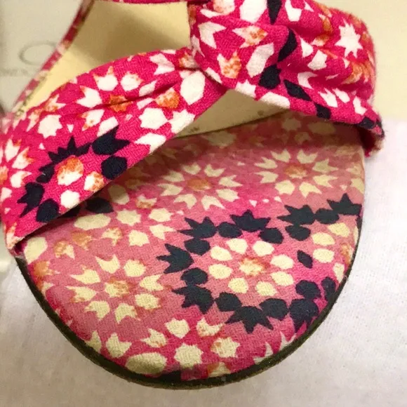 Jimmy Choo Floral Twist Knot Sandals