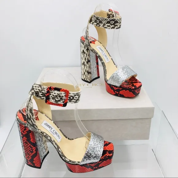 Jimmy Choo JAX / PF 125 Women’s Platform Heels Sandals