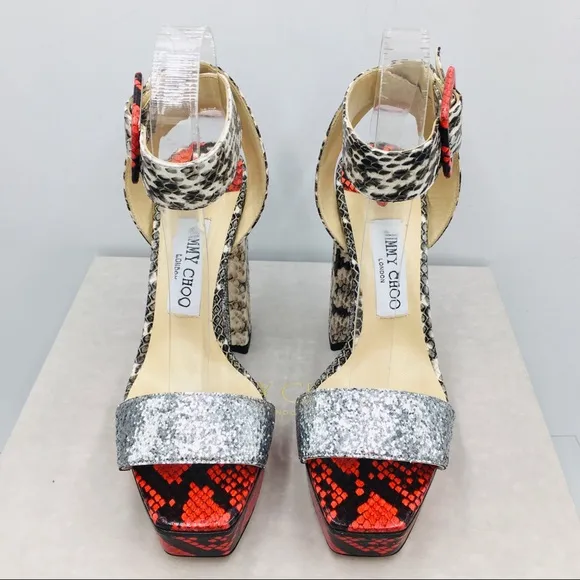 Jimmy Choo JAX / PF 125 Women’s Platform Heels Sandals