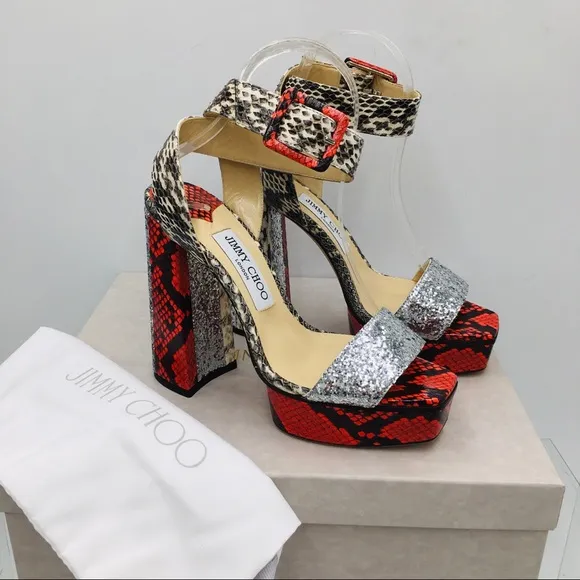 Jimmy Choo JAX / PF 125 Women’s Platform Heels Sandals