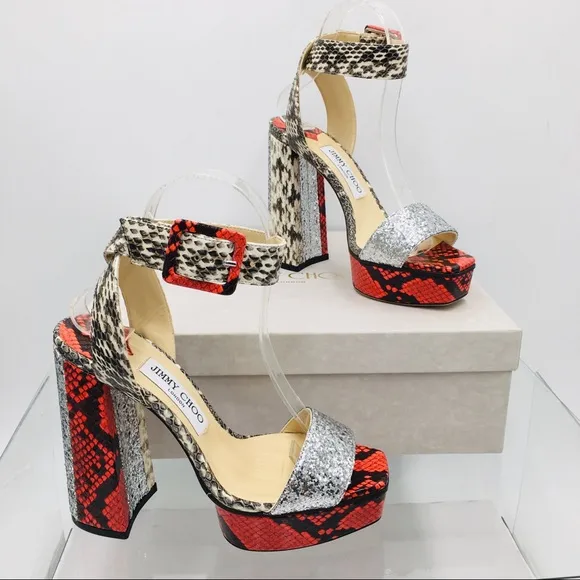 Jimmy Choo JAX / PF 125 Women’s Platform Heels Sandals