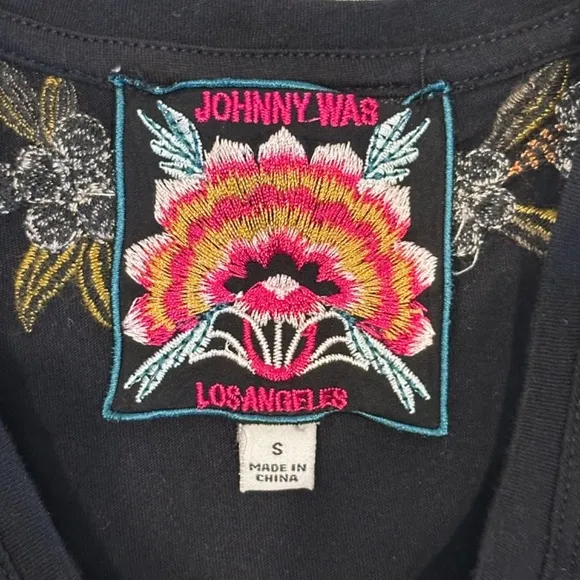 Johnny Was | Ceretti Floral Cotton Tank Dress | Black | S