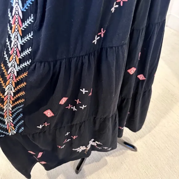 Johnny Was | Ceretti Floral Cotton Tank Dress | Black | S