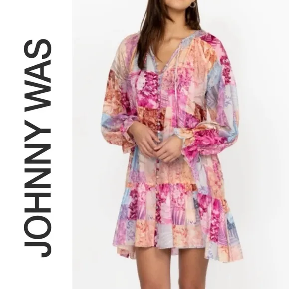 Johnny Was ETTA MINI DRESS Size XS