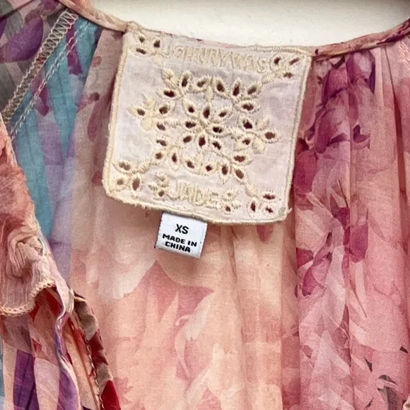 Johnny Was ETTA MINI DRESS Size XS