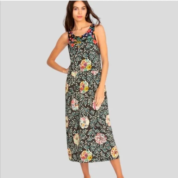 Johnny Was Kashim Easy Fit Tank Dress Size XXL