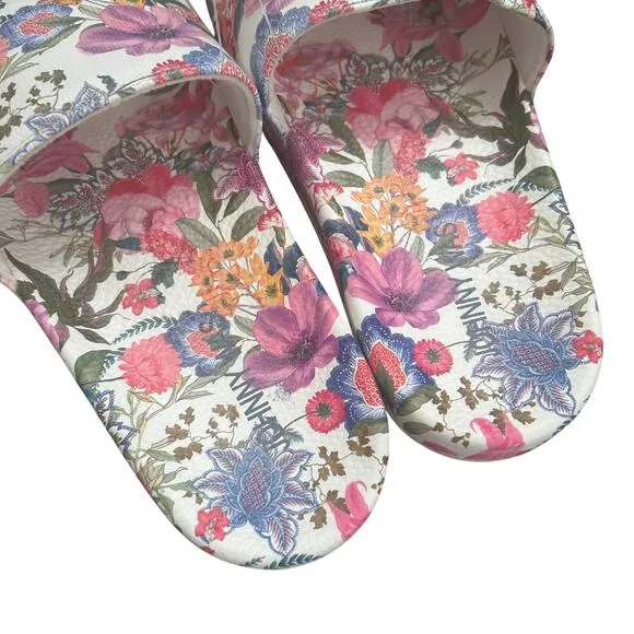Johnny Was Neon Jungle Poolslide Pool Slides Sandals JWS19424-1 Size 8 NEW