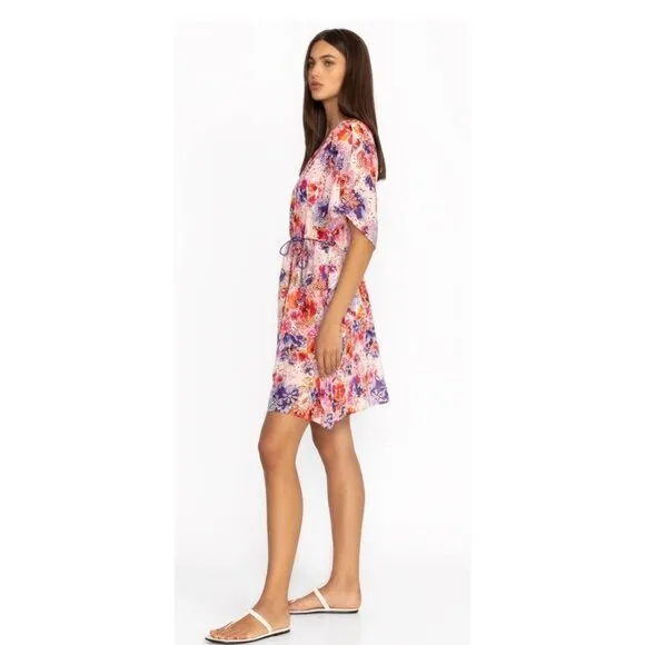 Johnny Was Summer Days Eyelet Dress cover up swim XL NWT