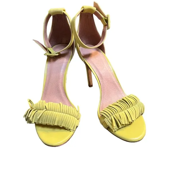 Joie Pippi Suede Sandals 39 Lime green Heels