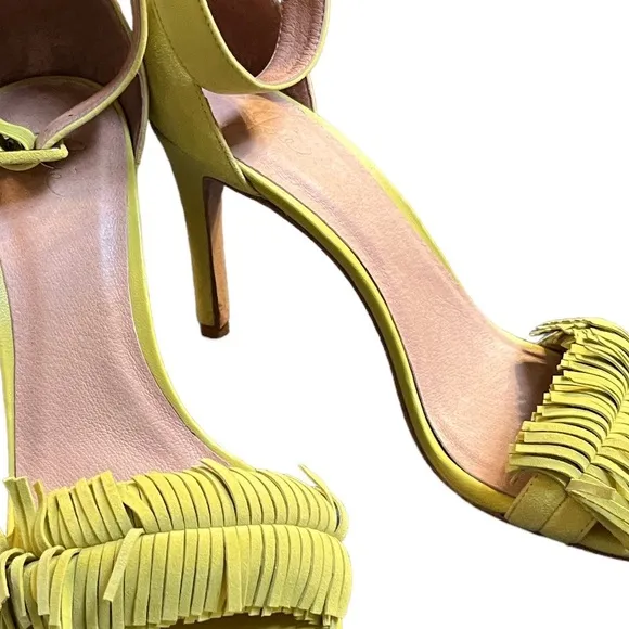 Joie Pippi Suede Sandals 39 Lime green Heels