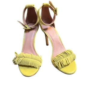 Joie Pippi Suede Sandals 39 Lime green Heels