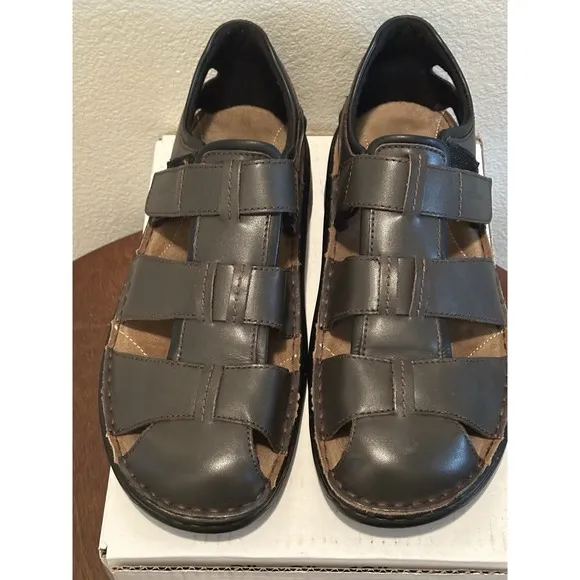 Josef Seibel Jeremy Men's Fisherman Dress Sandals Brown Leather Size 46 US 12