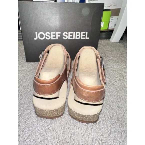 Josef Seibel Women's Tonga 81 Sandals Camel Size 37 US:6-6.5 UK:4-4.5