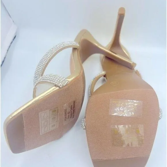 JOURNEE COLLECTION Women's shoes Reena Slide Dress Sandals, heels size 8.5