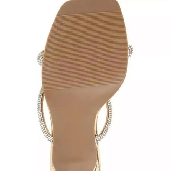 JOURNEE COLLECTION Women's shoes Reena Slide Dress Sandals, heels size 8.5