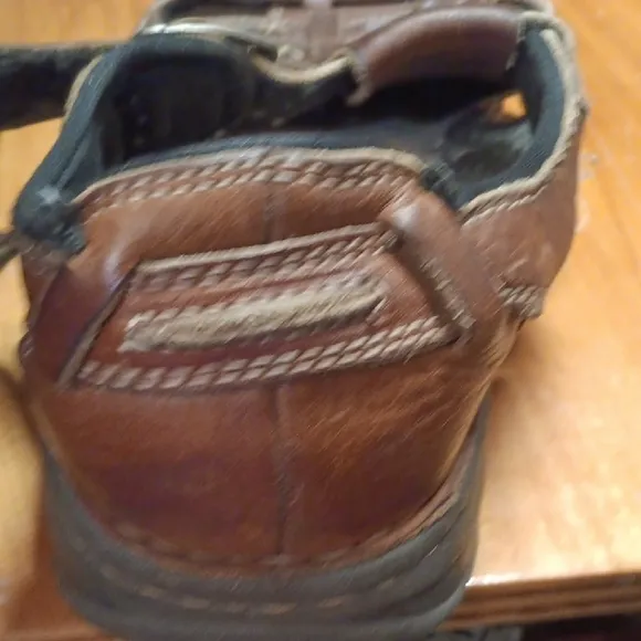 Journey's Men's Brown Leather Sandals size 9