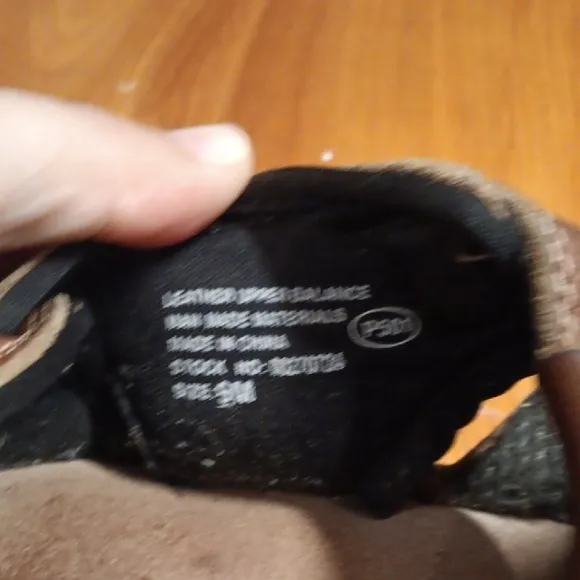 Journey's Men's Brown Leather Sandals size 9