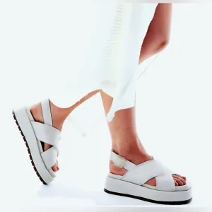 J/SLIDES Sevy Platform Sandals NWOT
