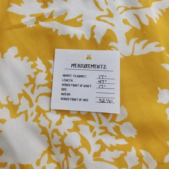 JULIET DUNN Tie Shoulder Dress Ric Rac Palladio Print Saffron Yellow Maxi 0 US 4