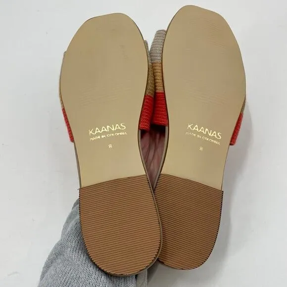 Kaanas 8 Bronte Woven Slide Sandals