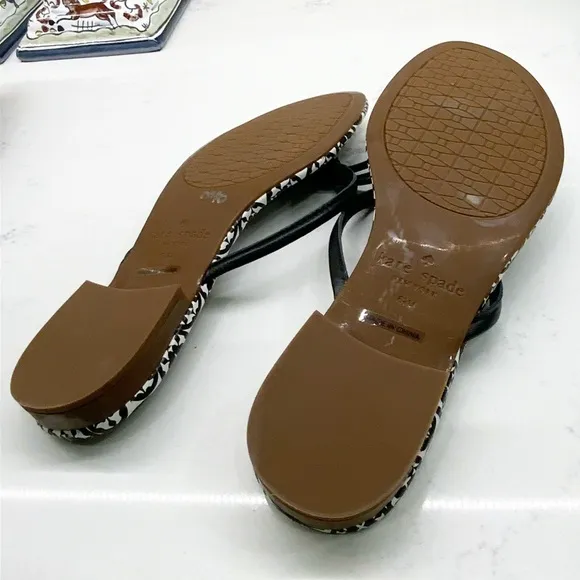 Kate Spade Bow Charm Flip Flops