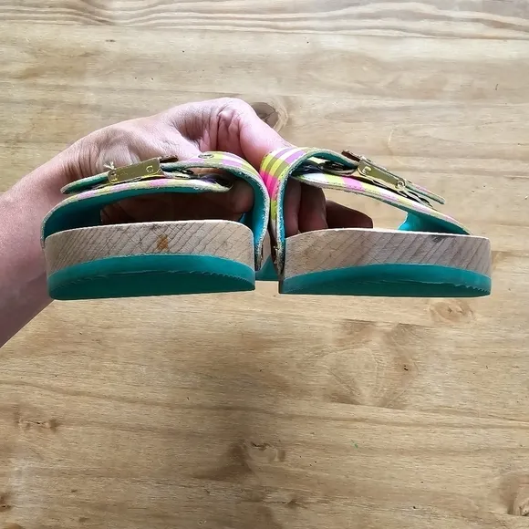 Kate Spade Dr. Scholl's X Bella Plaid Slide Sandal