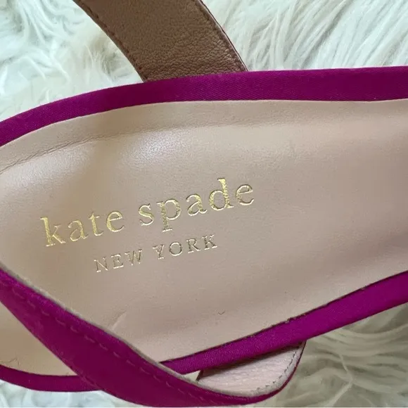Kate Spade Gloria Taffeta Bow Heels