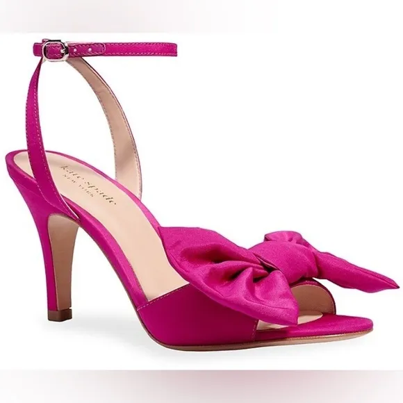 Kate Spade Gloria Taffeta Bow Heels