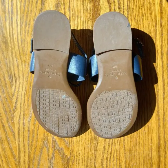 Kate Spade Navy Blue Thong Sandals
