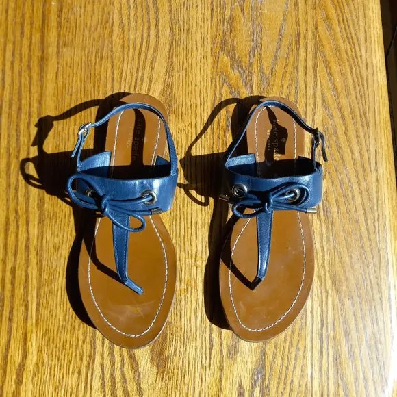 Kate Spade Navy Blue Thong Sandals