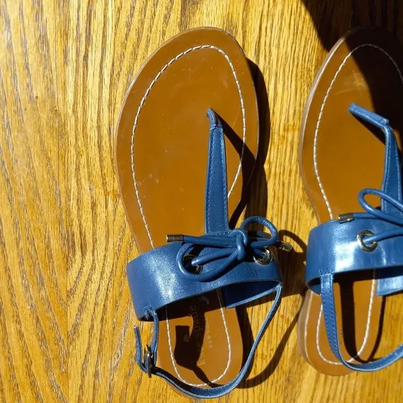 Kate Spade Navy Blue Thong Sandals