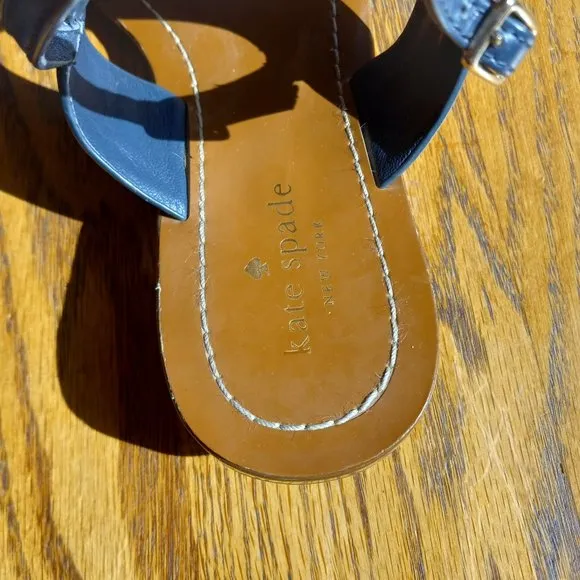 Kate Spade Navy Blue Thong Sandals