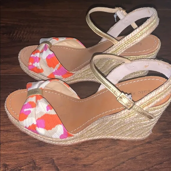 Kate Spade Rope Wedge Sandals Wedges size 10