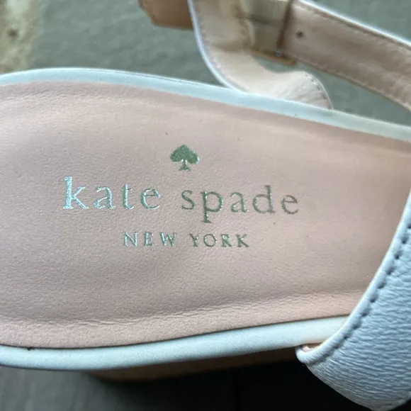 Kate Spade Sandals Platform white Size 9